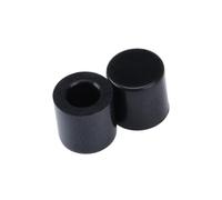 50 pezzi 7 colori tappi di plastica G62 for coperture for interruttori a pulsante tattile 6 * 6mm(Black)