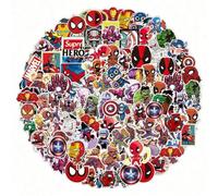50 pezzi Adesivi dei supereroi degli Avengers, adesivi impermeabili per skateboard, computer, motociclette, giocattoli, decorazioni per feste, regali per ragazzi e ragazze, fan 50 pezzi stile casualeC