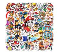 50 pezzi Adesivi divertenti con cartoni animati educativi di Paw Patrol, Ryder, Rex, cani, decorazioni, adesivi per fai da te, album, bagagli, laptop, impermeabili, regali per bambini, forniture scola