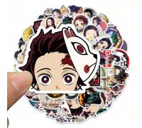 50 pezzi Adesivi ufficialmente concessi in licenza da Aniplex di , adesivi misti di Kimetsu No Yaiba, anime e cartoni animati per bambini, per computer portatile, skateboard, giocattoli Tagli UnicaPol