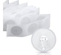 50 Pezzi Adesivo Tag NFC, Schede NFC Rotonde Tag NFC Programmabile 504 Byte di Memoria Tag NTAG215 Compatibile con Tutti i Telefoni e Dispositivi Abilitati NFC (25mm di Diametro)