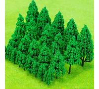 50 Pezzi Alberi Modello Misto, Albero del Diorama Plastic, Albero Misti per Modellismo, Miniatura Alberi Treno per Paesaggio DIY, Paesaggi in Miniatura, Tavolo di Sabbia, Modello di Paesaggio 4- 10 cm