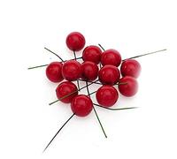 50 pezzi baia di simulazione artificiale Holly Berry decorazione fai da te Rosso Premium Qualità Nice processing