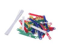 50 pezzi Binder Clips File Documenti Legatura Binder a due fori a fogli mobili