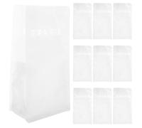 50 pezzi Borsa per Fango Floreale Opp, Bianca, 24,5x13x7,5cm | Riutilizzabile e Perdite, Riduce Disordine, per Fioristi e Appassionati, Negozi e Centrotavola