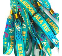 50 pezzi braccialetti personalizzati in tessuto for eventi braccialetti monouso colorati testo personalizzato braccialetti identificativi for feste VIP festa di nozze