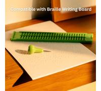 50 Pezzi Braille Paper Fogli Scrittura Braille Carta per Scrittura Manuale Fogli