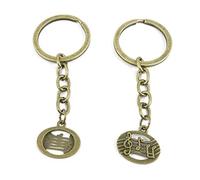 50 pezzi bronzo antico portachiavi portachiavi gioielli fermagli fornitori V6EV9T simbolo musica nota