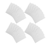 50 Pezzi Busta in Carta Kraft Bianca a Cuore con Chiusura Sicura | Auguri e Feste, Formato Compatto con Fermaglio a Cuore, Piegatura e Blocca per Chiusura Ordinata