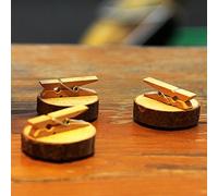 50 Pezzi Calamita Magnete Mollette Legno Ceppi Natura Bomboniera