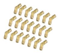 50 Pezzi Cerniera a Molla Cilindrica 4x20 MM in Rame per Scatole | Chiusura Fluida e Silenziosa, Formato Compatto, Viti Incluse, per Contenitori e Piccoli Cofanetti
