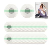 50 Pezzi Cerotti Trasparenti Impermeabili per Sensore Freestyle Libre 2 e 3, Patch Adesive Traspirante Centro Senza Adesivo Delicati Sulla Pelle Ipoallergenica per Glicemia e Attività Sportive(Set A)