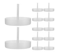 50 Pezzi Cestello per Pulitore Ultrasuoni Mini in Plastica per Gioielli | Rete Fine Ultrafine, Manico Allungato, Design Impilabile, per Catene, Accessori, Orologi e Pulizia Rapida