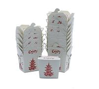 50 pezzi Chinese Take out box 226,8 gram bio noodle Take out asporto contenitore: perfetto per ristoranti - Kraft marrone - usa e getta e riciclabile, 50
