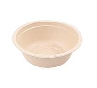 50 pezzi - Ciotole 'Bionic' 500 Ml Ø 15,5 x 5,4 Cm Naturale Bagassa