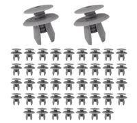 50 Pezzi Clip di Fissaggio per Auto, 701867299 Plastica Clip Fissaggio Pannelli Auto per T4 T5, Set di Clip per Rivestimento Auto per Parabordo, Pannello, Paraurti, Si Adatta a un Foro da 9 mm