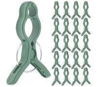 50 Pezzi Clip di Supporto per Piante Verdi in Plastica per Giardino | Supporto Delicato per Steli, Colore Verde Naturale, Valore in Confezione Multipla, Uso in Orto e Serra