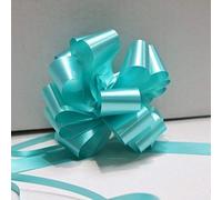 50 PEZZI Coccarda Coccarde TIFFANY autotiranti 3 CM matrimonio auto casa