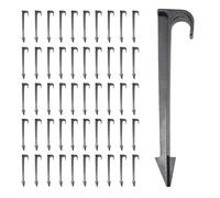 50 pezzi colonna di supporto per irrigazione a goccia, asta fissa, supporto per tubo di irrigazione, accessori da giardino, spina da giardino