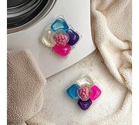 50 Pezzi/Confezione Capsule detergente per il bucato 5 in 1, ammorbidente concentrato profumato, smacchiatore con profumazione a lunga durata, potenti perle detergenti per il lavaggio, fragranza di er