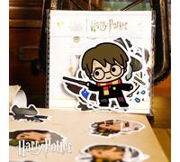 50 pezzi Confezione di adesivi classici della scena, Castello di Hogwarts, Espresso, Quidditch, Creature magiche, Accessori magici, Decalcomanie in vinile per borraccia, laptop, bagaglio, auto, Fornit