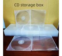 50 pezzi/confezione Scatoline quadrate trasparenti minimaliste in PP, custodie per CD/DVD, ideale per i fan 50 pezzi trasparenti,2 pezzi trasparentiPolipropilene