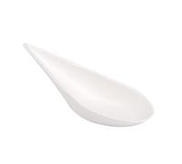 50 pezzi - Contenitore cucchiaio goccia 'Bionic' 10,5 x 3,6 x 2,7 cm bianco bagazo