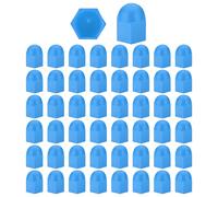 50 Pezzi Copri Dadi Esagonali per M20x10x14mm, Blu