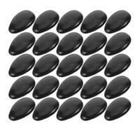 50 Pezzi Copriorecchie Nero Plastico, Anti-macchia | Design Gancio Auricolare Sicuro, per Tintura Domestica e Salone, Confezione Singola