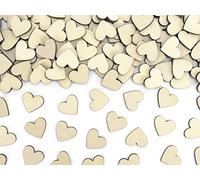 50 pezzi cuore in legno, 2 x 2 cm, decorazione bomboniera