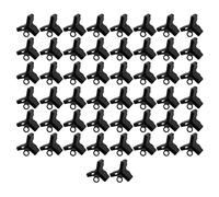50 pezzi da pesca Treble Hook Cover Holder Cap Protector Treble Covers Cofano Protector Guard Cap