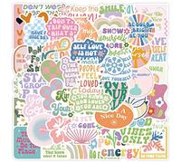 50 pezzi di adesivi danesi colorati di tipo A, adesivi con graffiti ad acquerello rosa, adesivi per libri e adesivi per album fotografici clip art, adatti per telefoni cellulari, valigie, frigoriferi