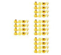 50 pezzi di banane finte realistiche mini banane banane artificiali in