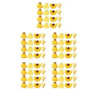50 pezzi di banane finte realistiche mini banane banane artificiali in