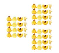 50 pezzi di banane finte realistiche mini banane banane artificiali in