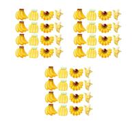 50 pezzi di banane finte realistiche mini banane banane artificiali in