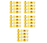 50 pezzi di banane finte realistiche mini banane banane artificiali in