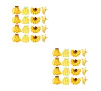 50 pezzi di banane finte realistiche mini banane banane artificiali in