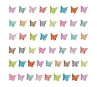50 Pezzi Di Capelli Colorati A Farfalla, Mini Forcine, Forcine Carine, Capelli Per Ragazze, Accessori Per Acconciatura.