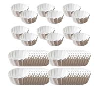 50 pezzi di carta basca | 10 cm 15 cm 20 antiaderenti riutilizzabili pirottini per cupcake | per pasticceria per muffin cucina domestica