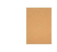 50 pezzi di carta fatta a mano in cartone per Lavoretti Creativi | Carta Kraft A4 da 200 g bianca/nera/marrone for il pacchetto di artigianato ad acquerello fai-da-te(Brown)
