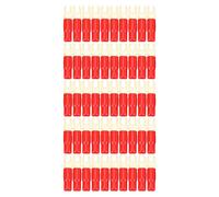 50 pezzi di connettori a forcella a forma di U, calibro 8, per fili, terminali a crimpare elettrici, morsetti in rame per fili con tubo termoretraibile, adatti per applicazioni