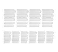 50 pezzi di copertura in silicone per cerniera: protezioni per la testa della