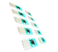 50 pezzi di elettrodi elettrochimici serigrafati tre in uno: elettrodi di lavoro, di riferimento e ausiliari in carbonio