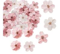 50 pezzi di fiore cupcake toppers commestible ciliegia fiore di cupcake toppers impegno da sposa da festa di compleanno bevande da topper anniversario decorazioni per feste