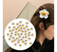 50 pezzi di fiori di plumeria artificiali, copricapo decorativo per la casa