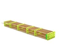 50 pezzi di gabbie for regine in bambù allungate, for il trasporto e l'isolamento delle reali, strumenti for l'apicoltura -Agro-Pro