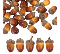 50 pezzi di ghianda tavolo da pranzo finto ornamenti per la festa di Natale