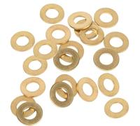 50 pezzi di guarnizioni piatte in ottone, ottone dorato M6x(14-16) x(1-2) mm(M6x14x1mm)