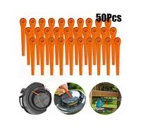 50 pezzi di lame di ricambio in plastica per tagliabordi universali da giardino per tagliabordi Gardena